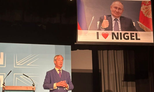 Farage Erupts In Fury As Putin Appears On Screen