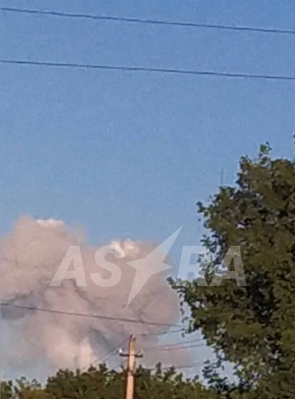 Successful Ukrainian Drone Attack Sets Russian Depot Ablaze