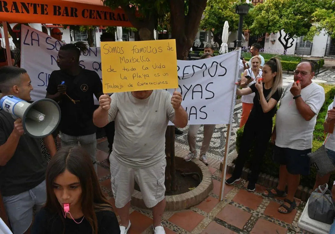 Sunbed Protests In Spain's Marbella