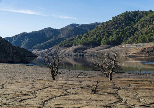 Malaga's Reservoirs In Spain Face Significant Water Loss Through Evaporation