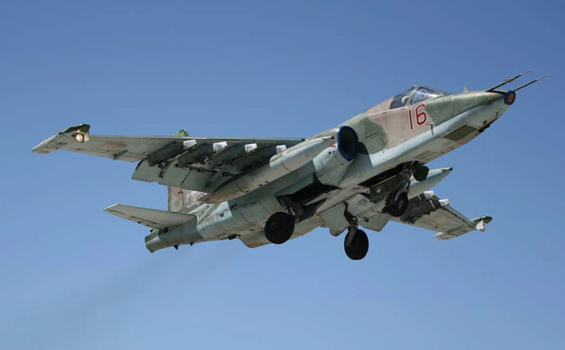 Ukrainian Forces Shoot Down Russian Su-25 Overnight