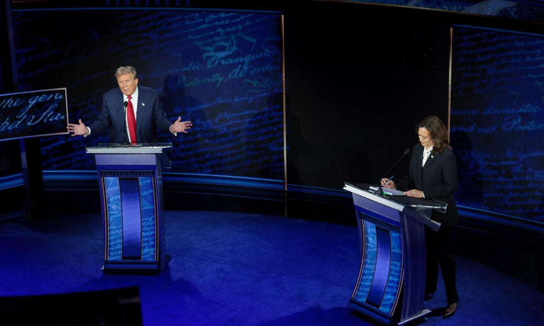 Harris Batters Angry Trump In TV Presidential Live Debate